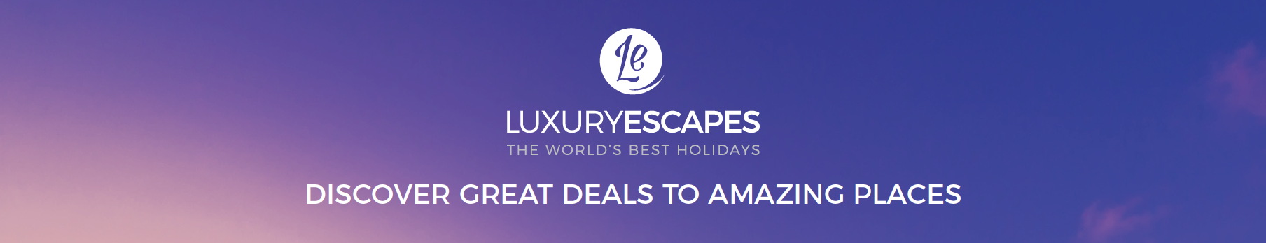 Luxury Escapes Great Deals Banner